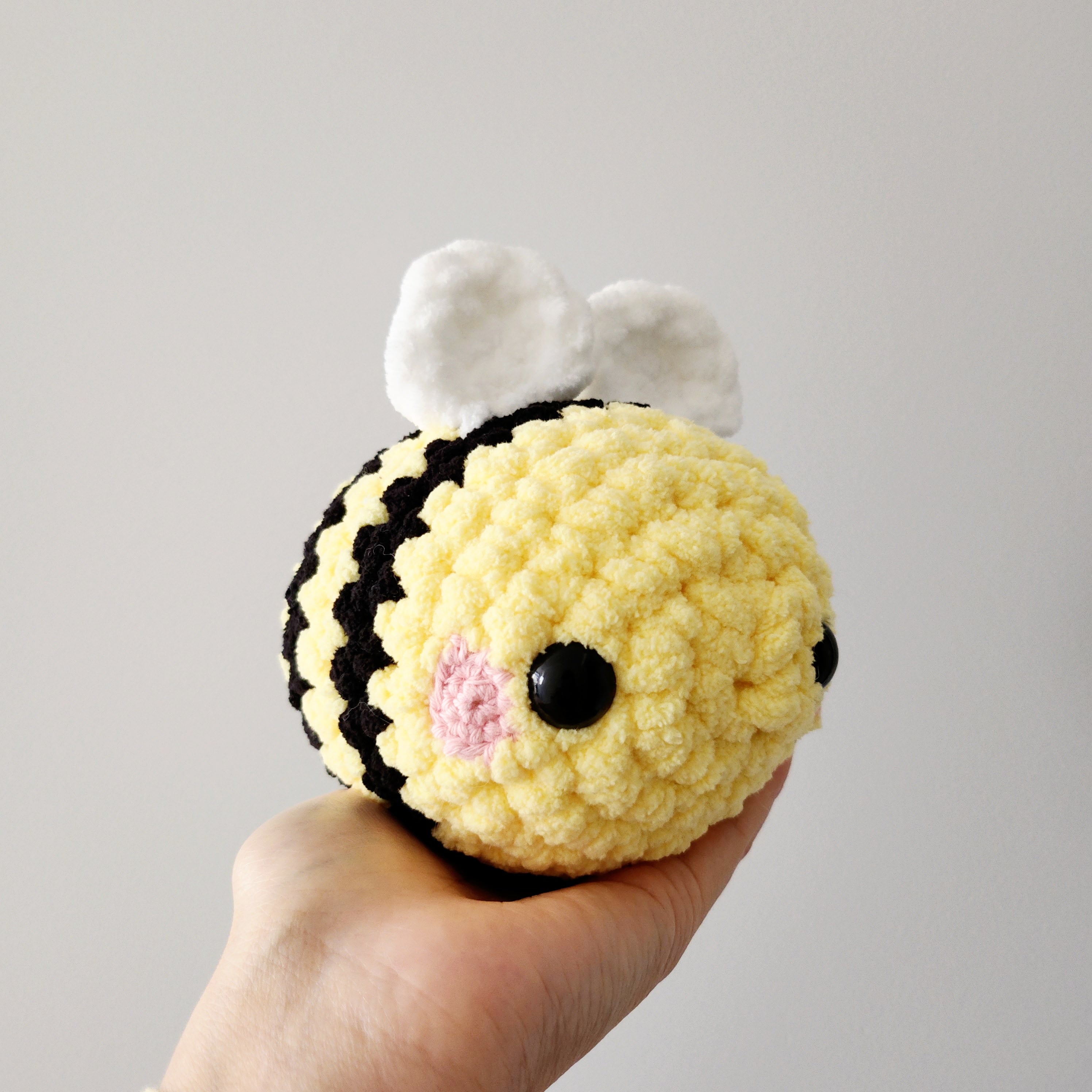 Teacup Bee Crochet Plush